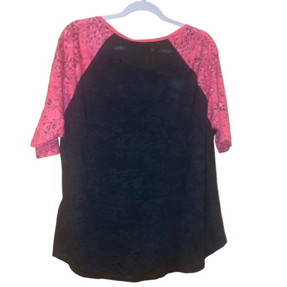 NWT Harley-Davidson Burnout Leopard Accent Tee plus size 2X breast cancer - Picture 4 of 9